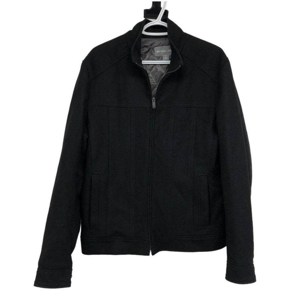 Michael Kors Men's Black Wool blend Insulated Jacket size M